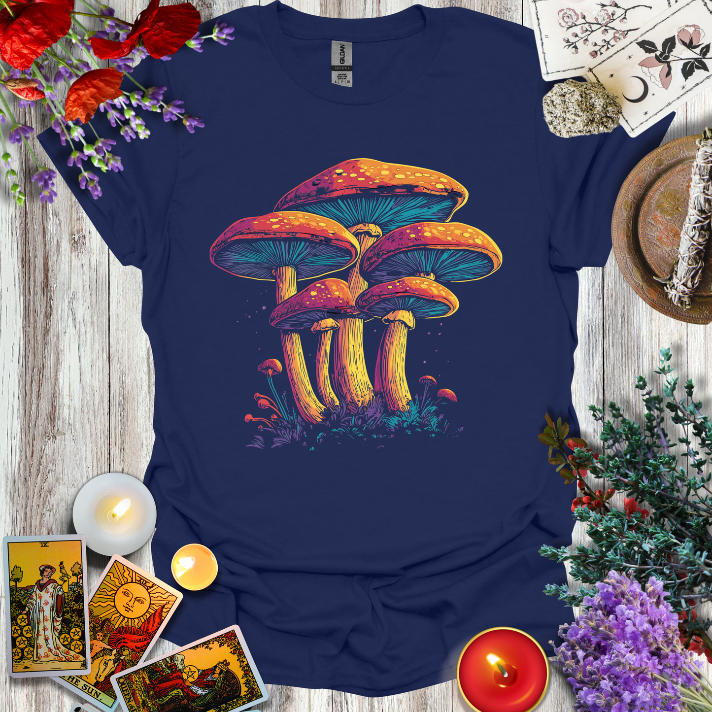 #141 Neon Mushrooms T-Shirt