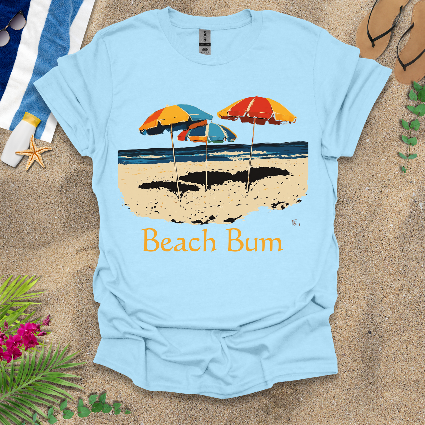 #204 Beach Umbrella T-Shirt