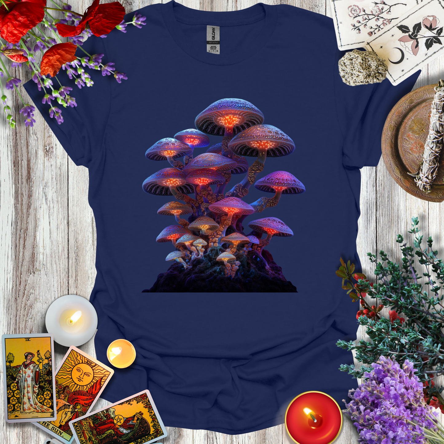 #147 Neon Mushrooms T-Shirt