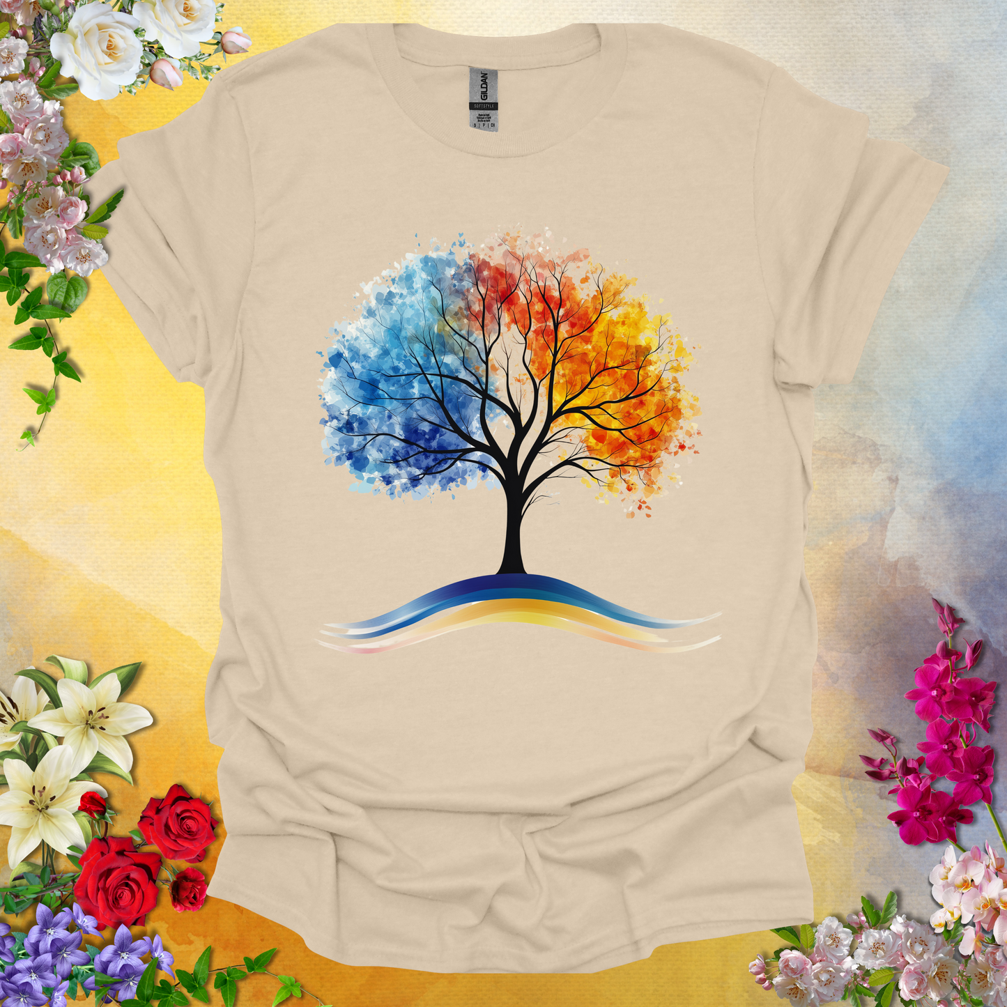#91 Colorful Tree T-Shirt