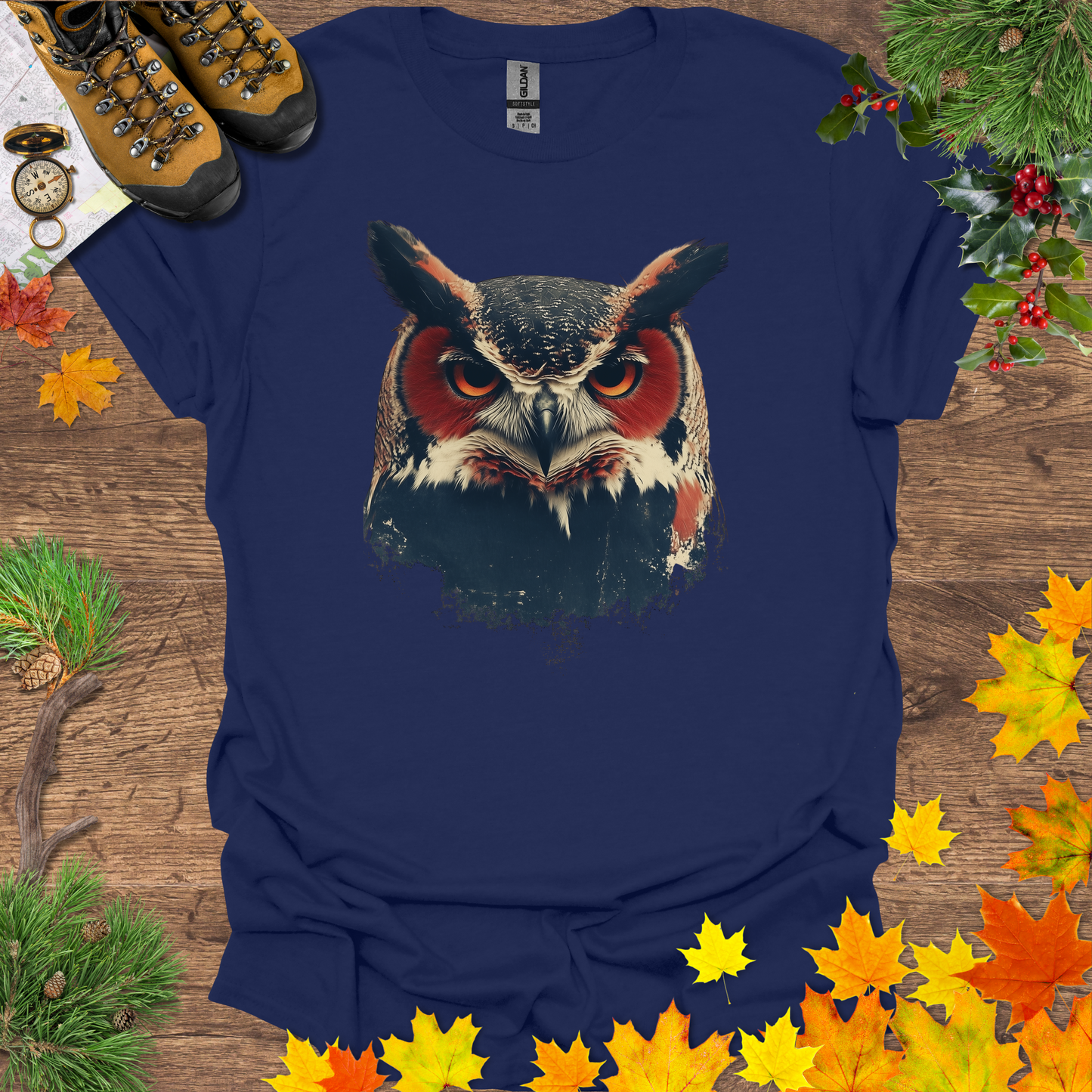 #154 Horned Owl T-Shirt