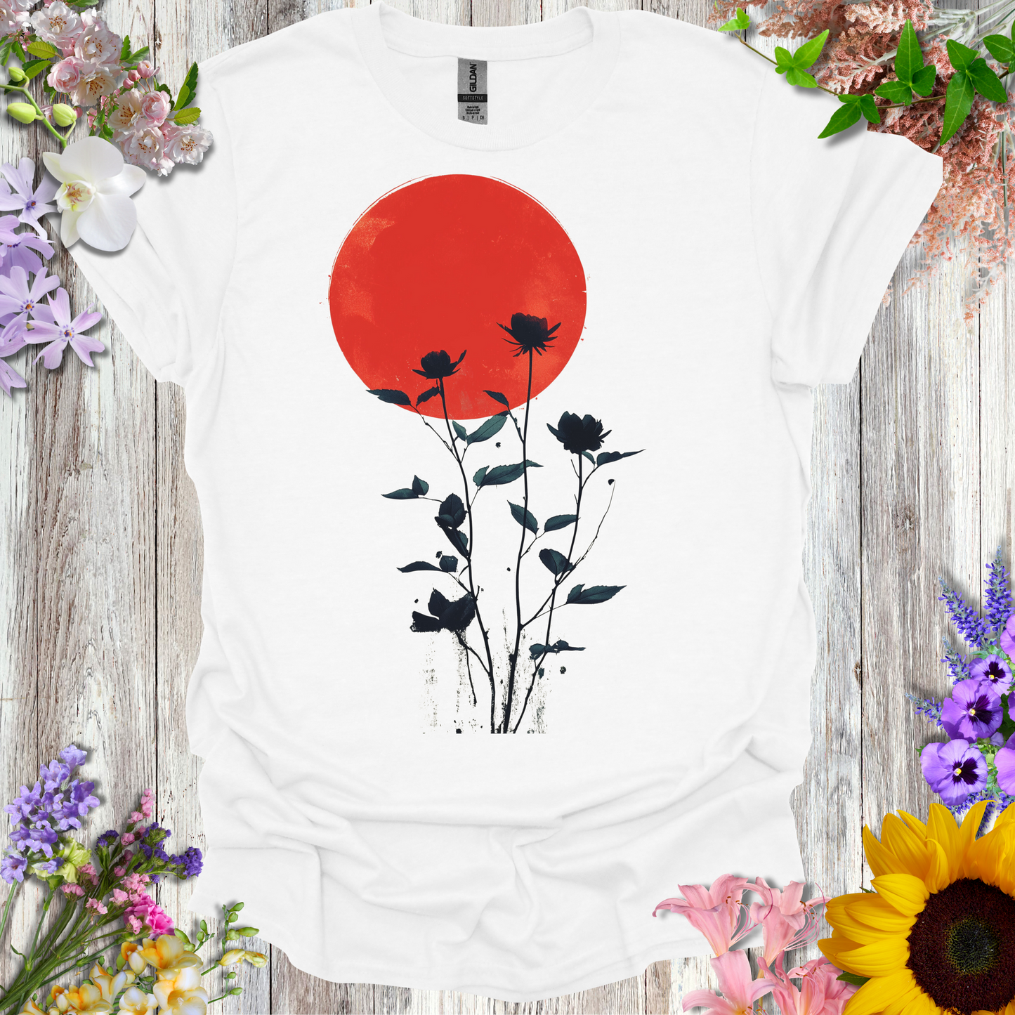 #127 Sun & Roses T-Shirt