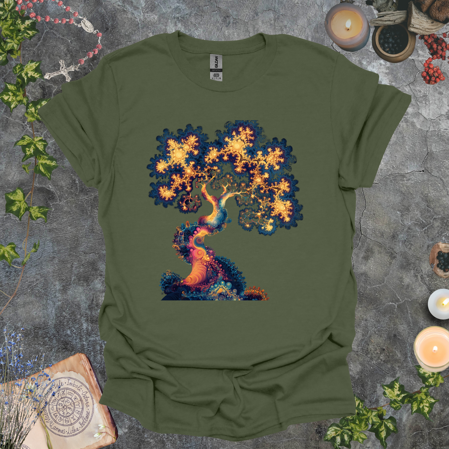 #144 Mandelbrot Tree T-Shirt