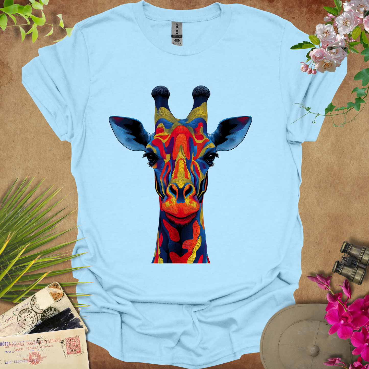 #102 Psychedelic Giraffe T-Shirt