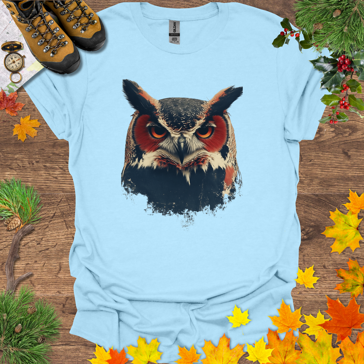 #154 Horned Owl T-Shirt