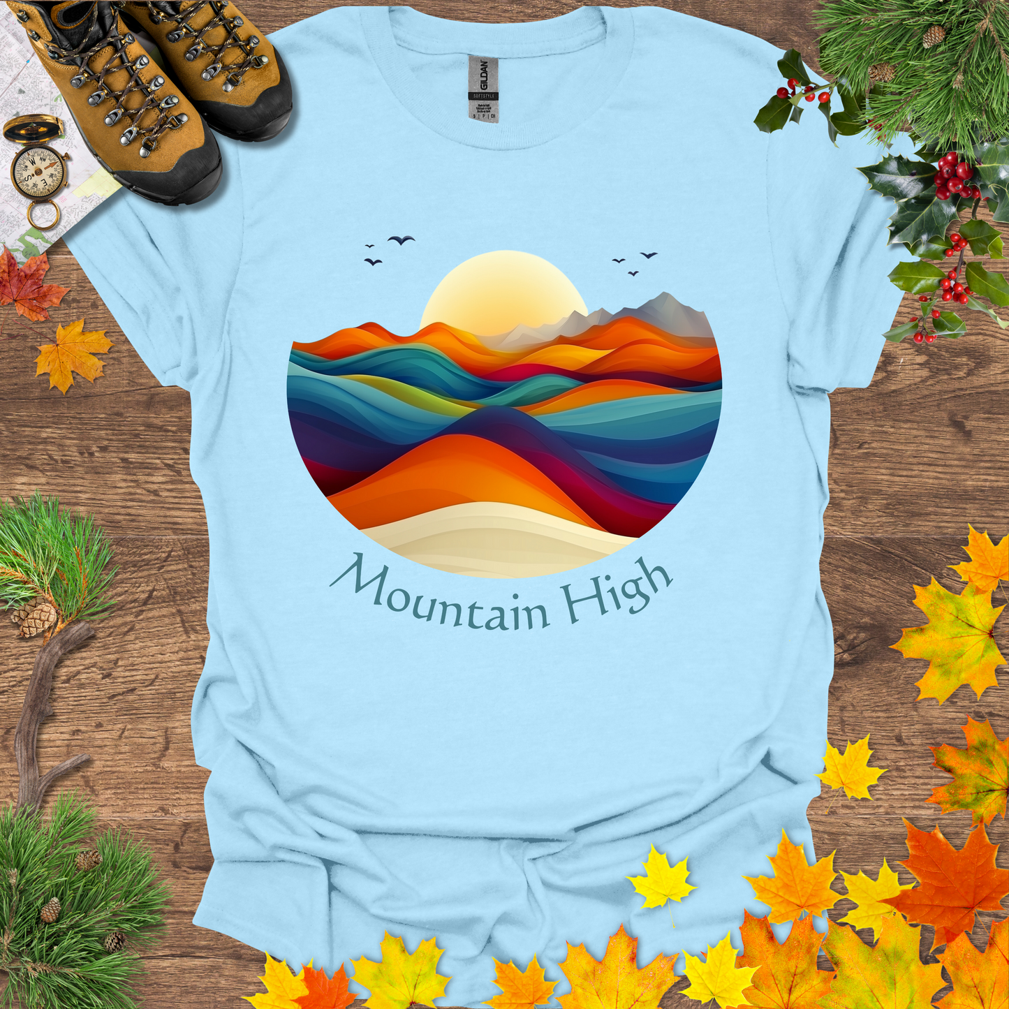 #94 Sun & Mountains T-Shirt