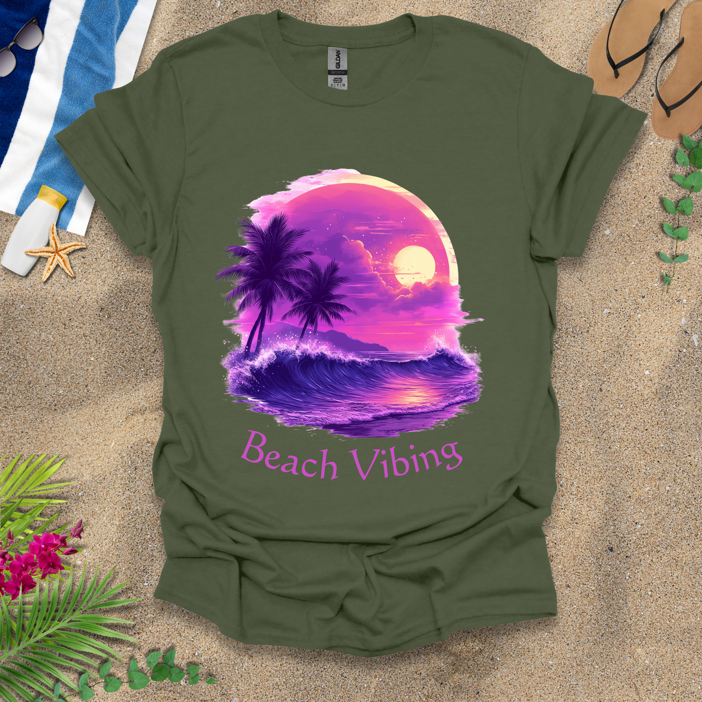 #208 Beach Vibing T-Shirt