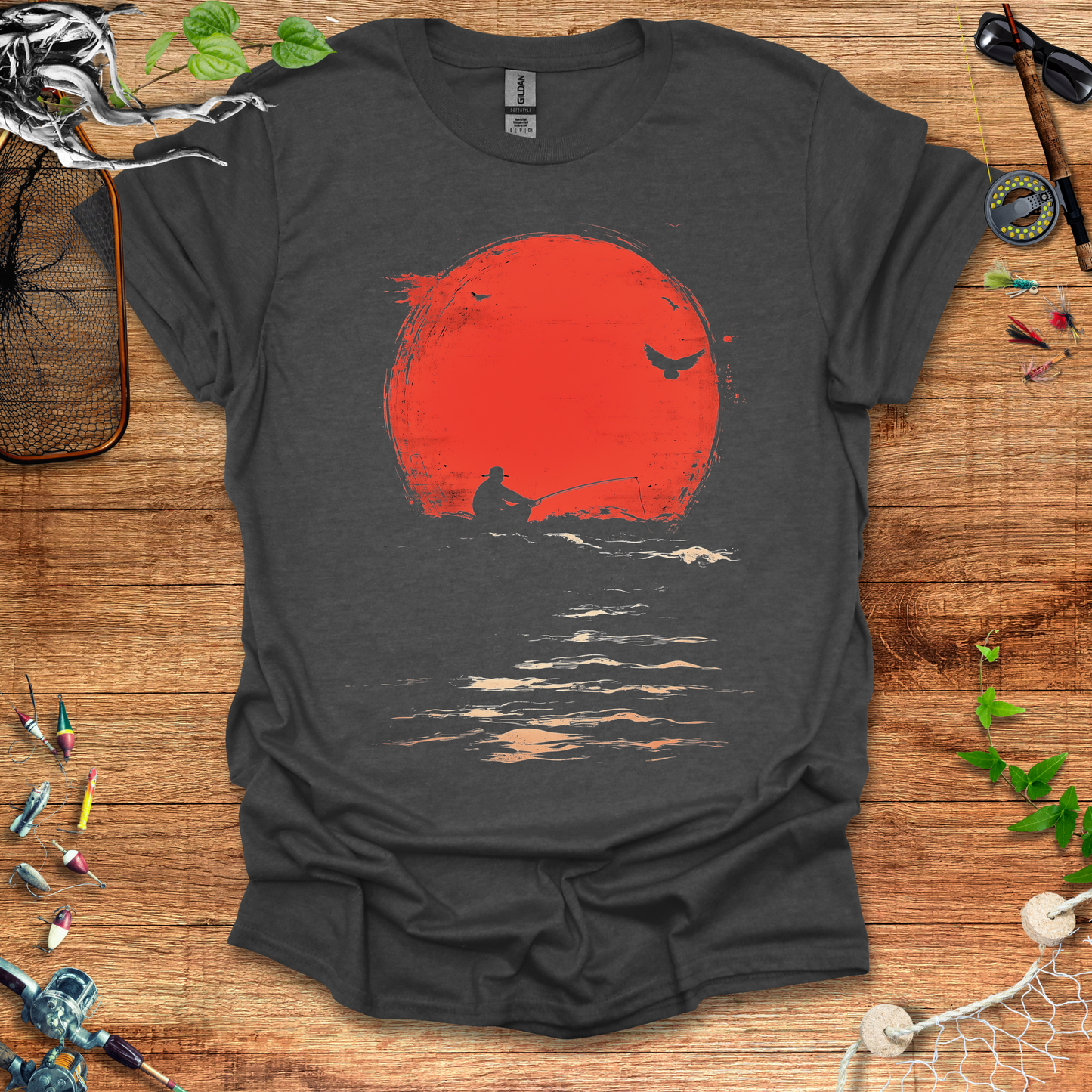 #162 Sun & Fisherman T-Shirt