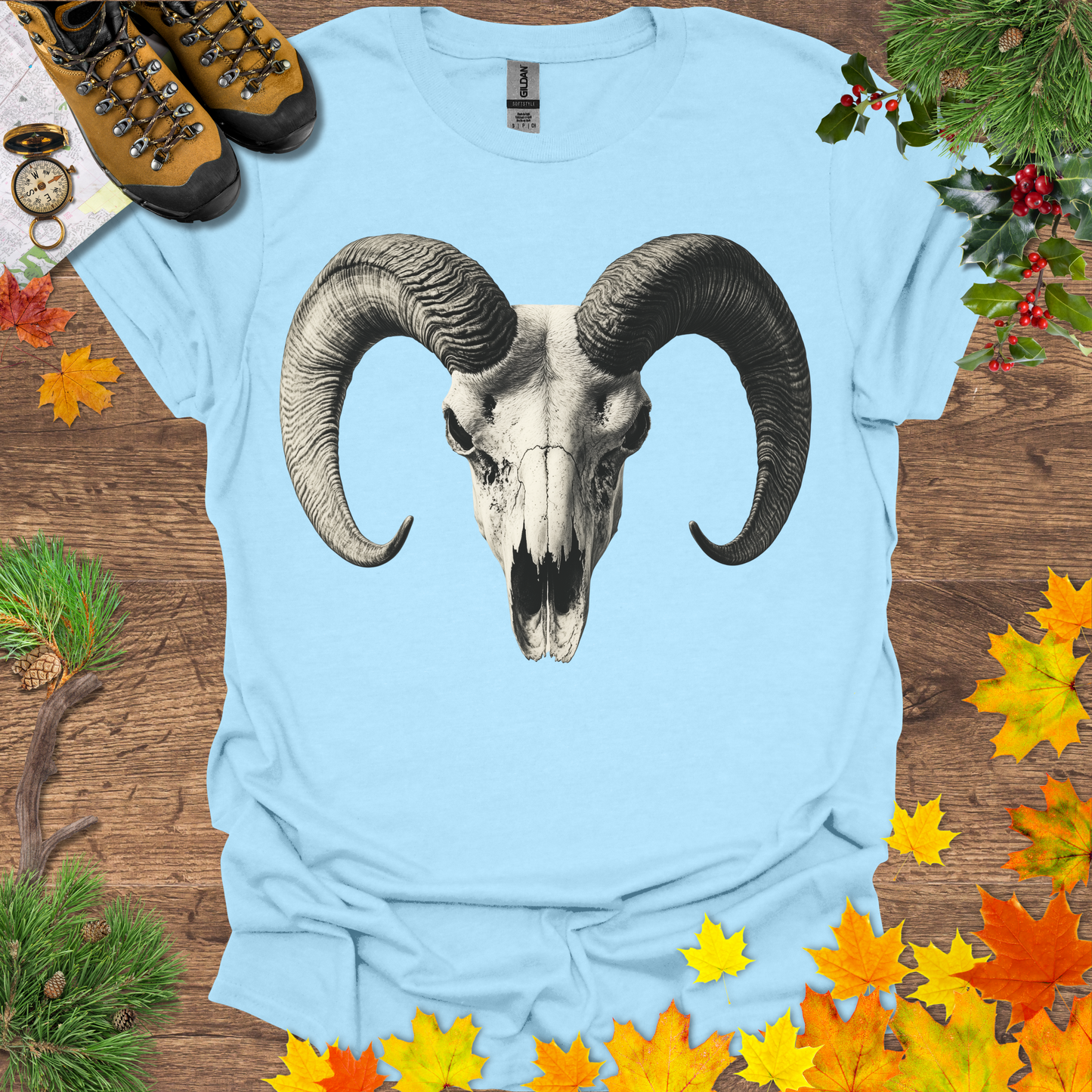 #21 Ram Skull T-Shirt