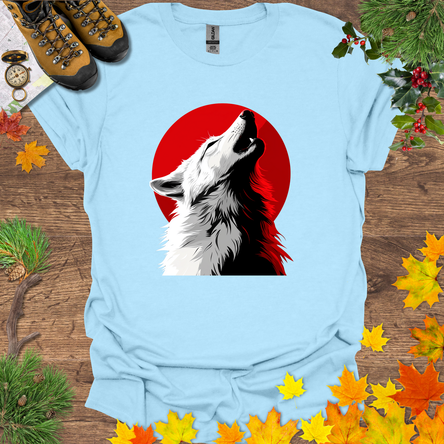 #116 Wolf & Moon T-Shirt
