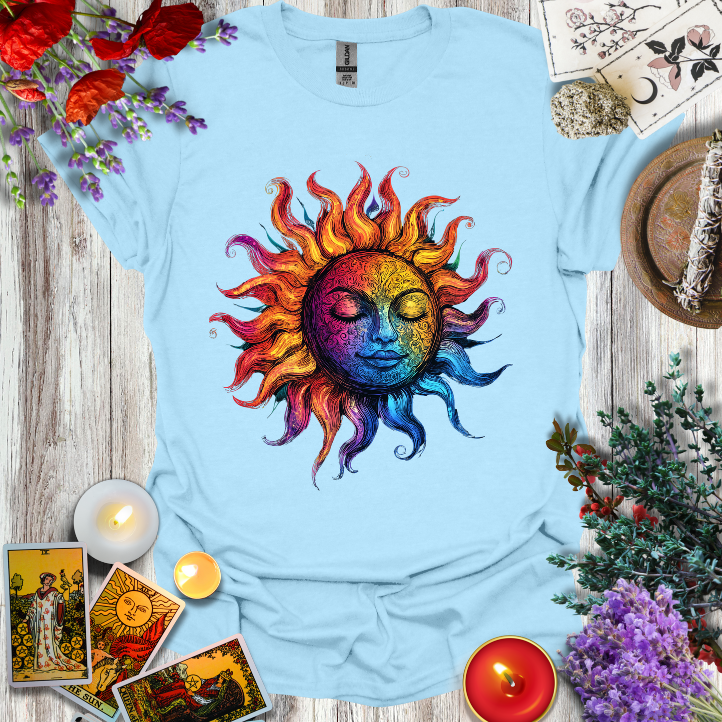 #184 Sun Face T-Shirt
