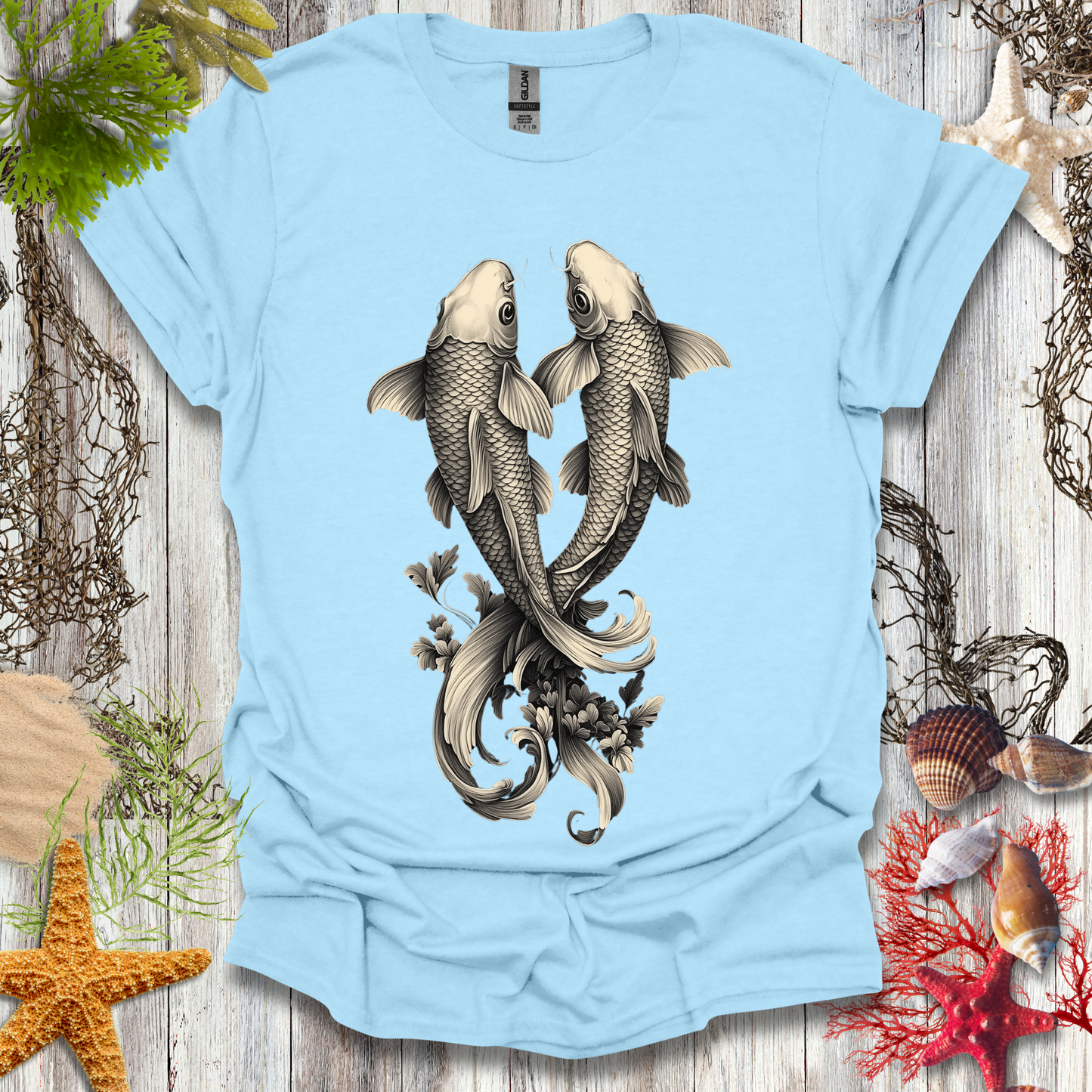 #196 Twin Koi T-Shirt