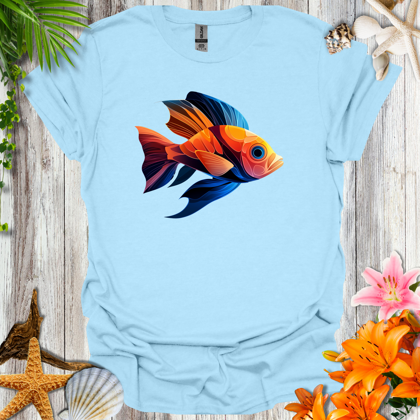 #13 Prismatic Fish T-Shirt