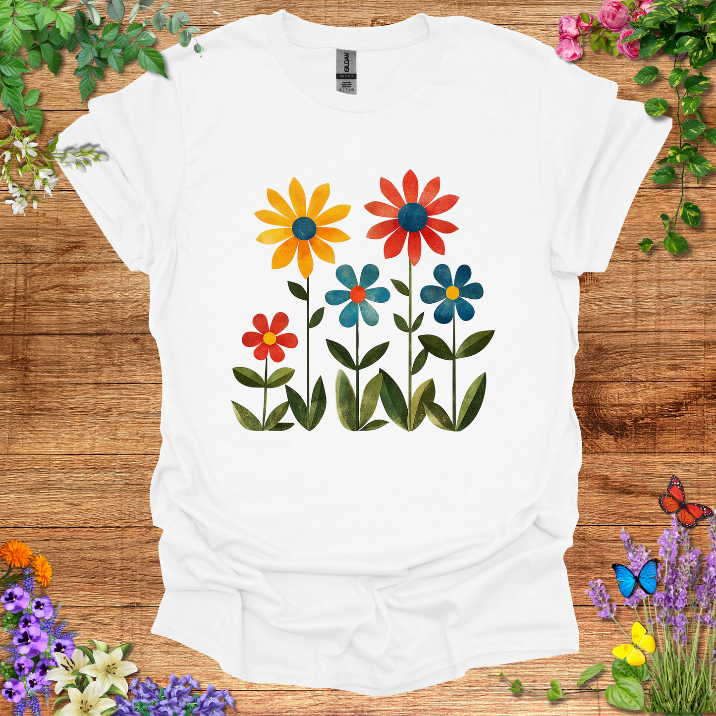 #133 5 Flowers T-Shirt