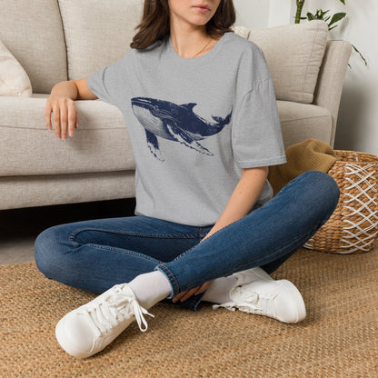Blue Whale (B/W) T-Shirt