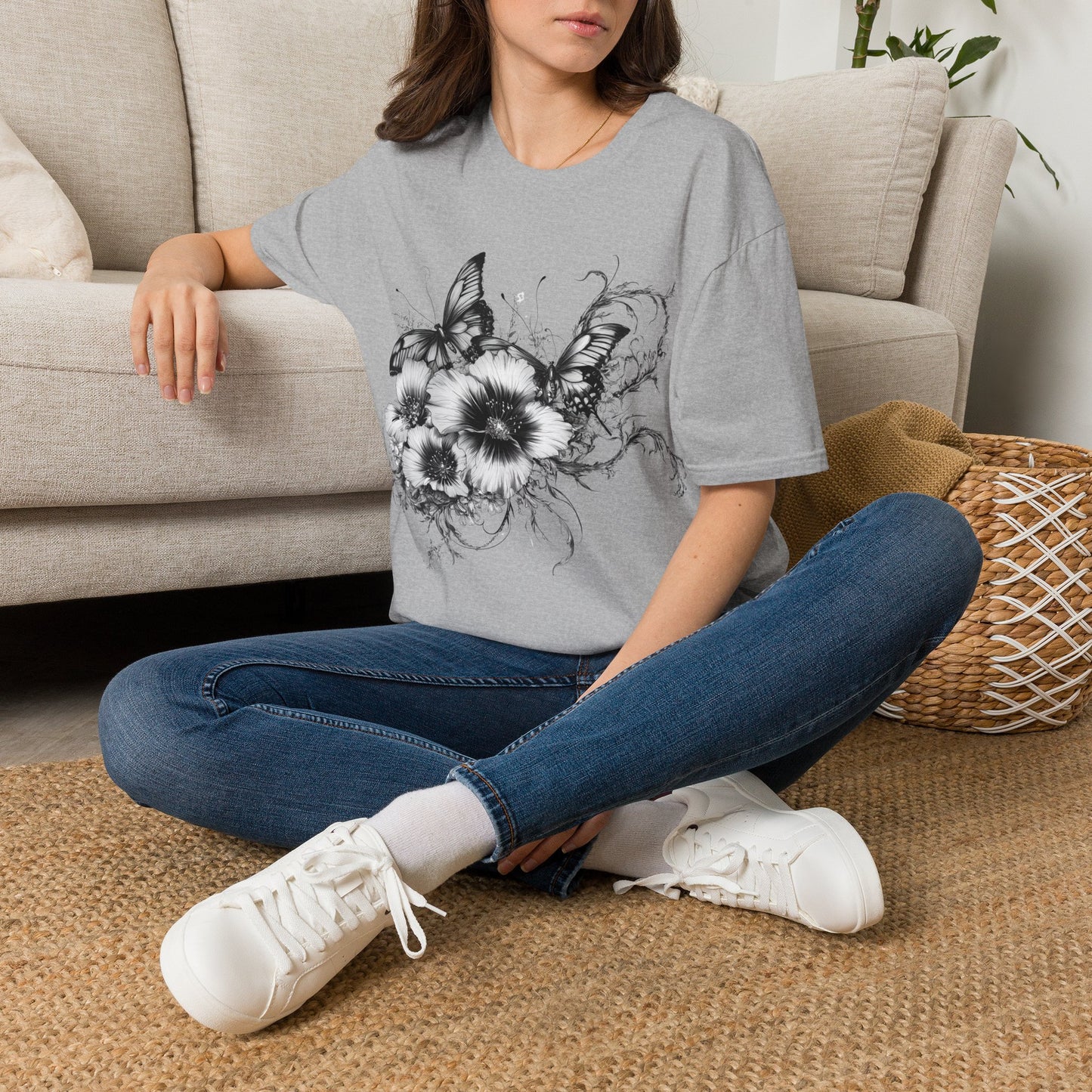 Butterflies & Flowers T-Shirt