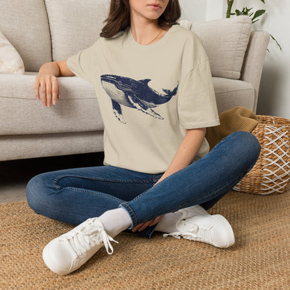 Blue Whale (B/W) T-Shirt