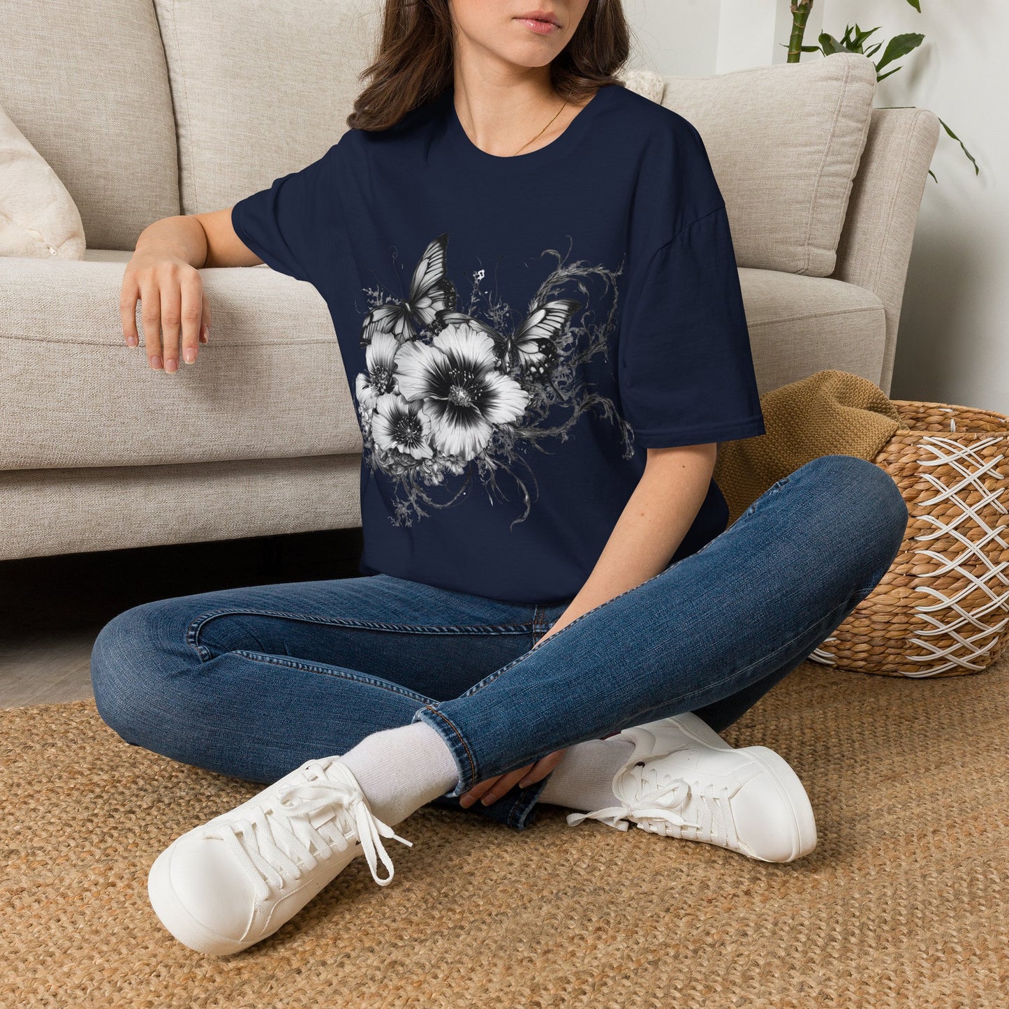 Butterflies & Flowers T-Shirt