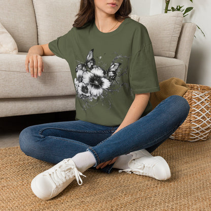 Butterflies & Flowers T-Shirt