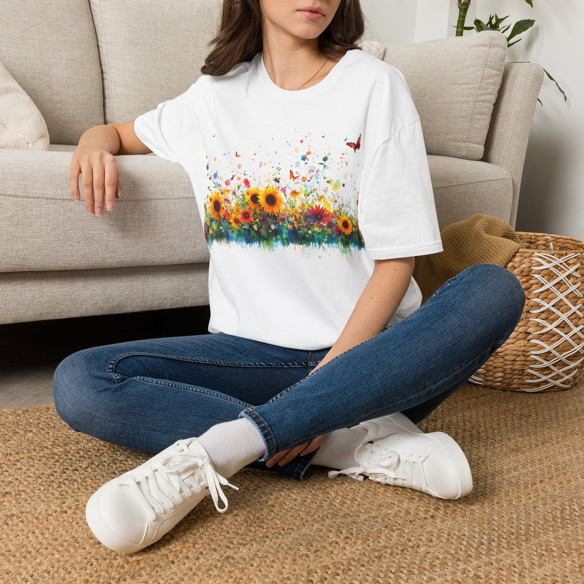 Butterflies & Sunflowers T-Shirt