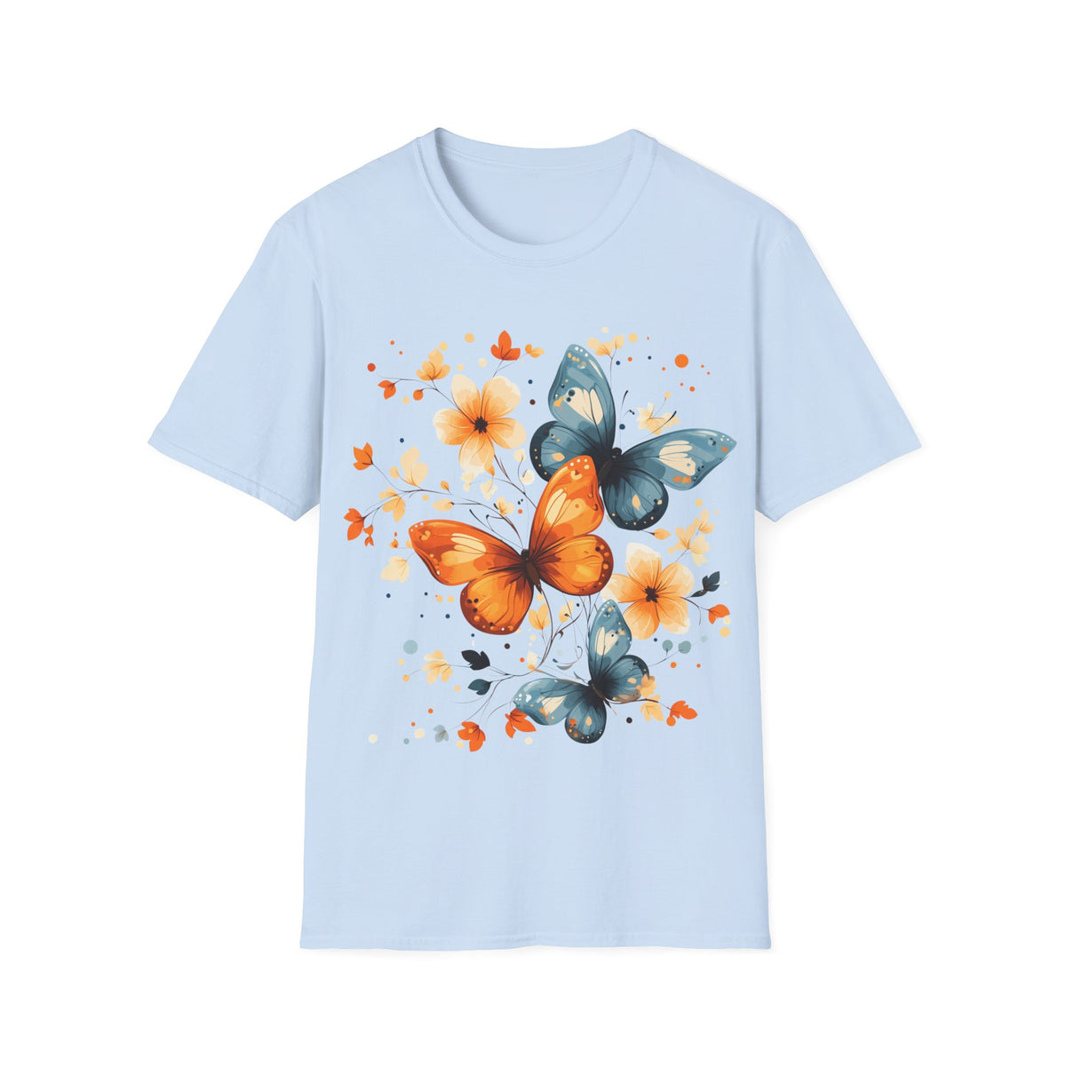 Butterfly Flowers T-Shirt