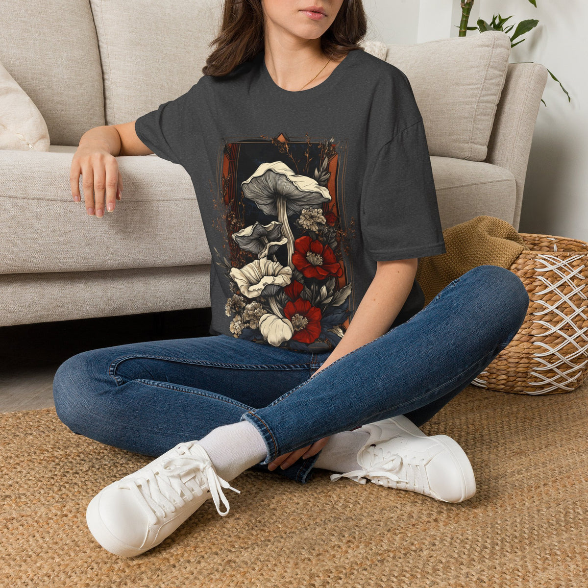 Shrooms & Flowers T-Shirt