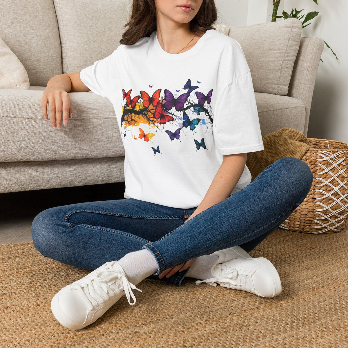 Tree & Butterfly T-Shirt