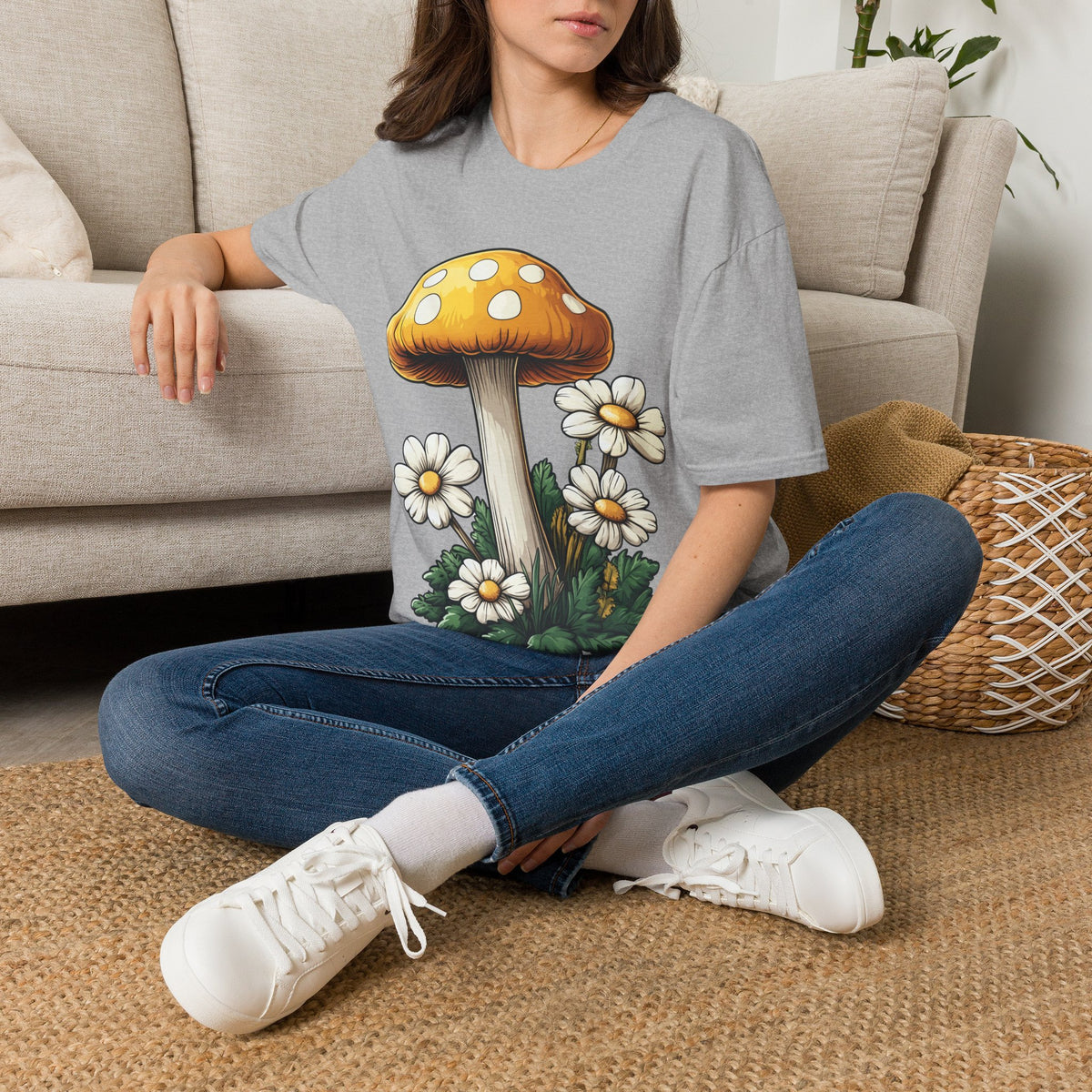 Mushroom & Daisies T-Shirt