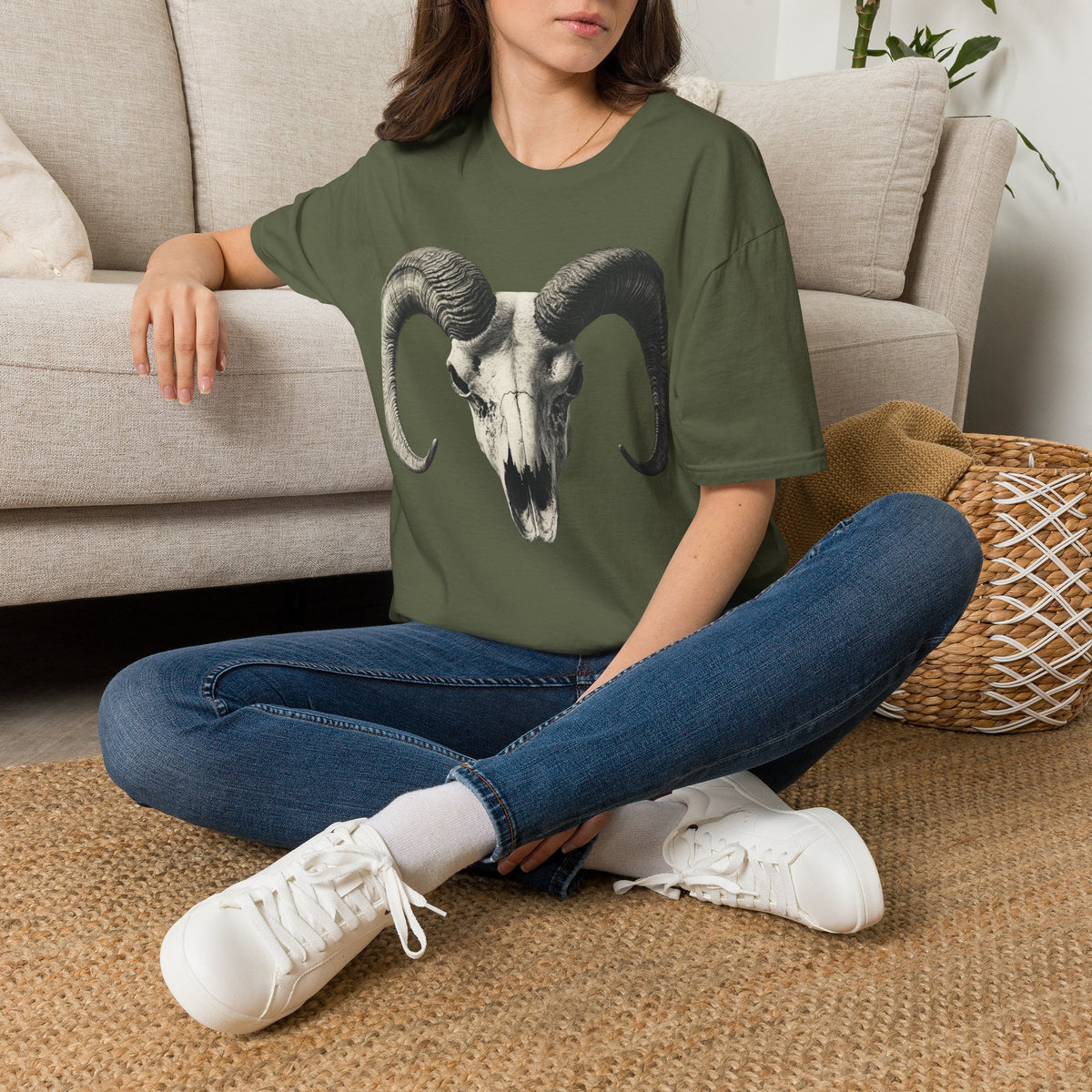 Bighorn Sheep Skull T-Shirt
