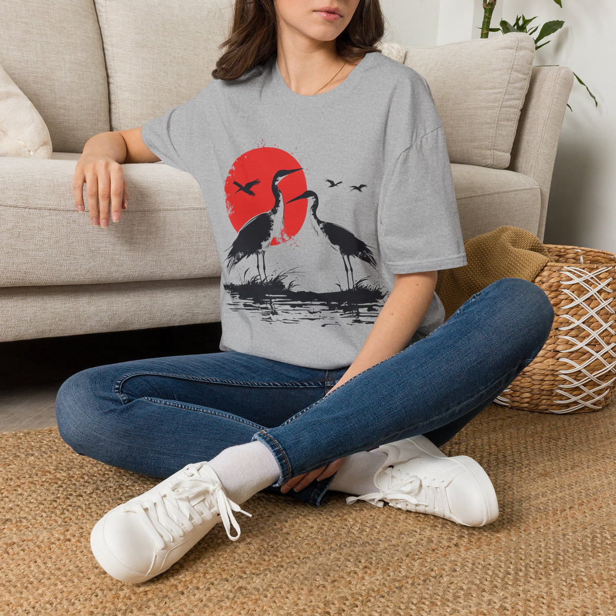 Sun & Cranes T-Shirt