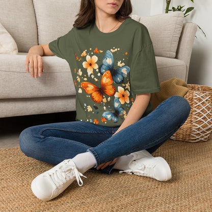 Butterfly Flowers T-Shirt