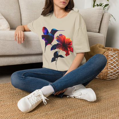 Hummingbird & Flowers T-Shirt