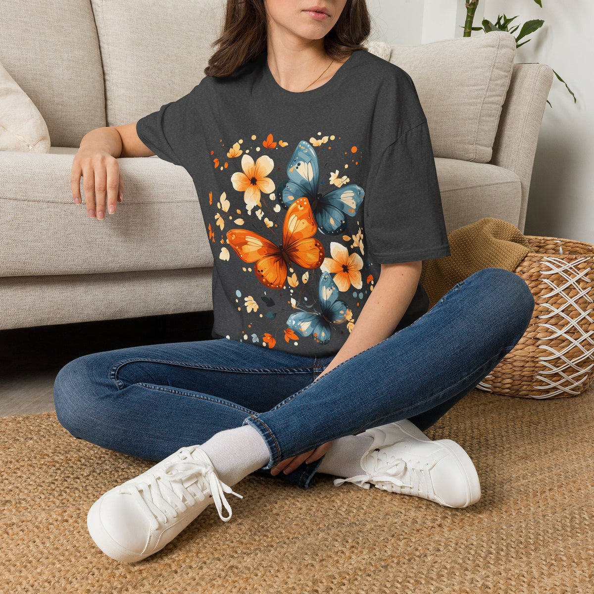 Butterfly Flowers T-Shirt