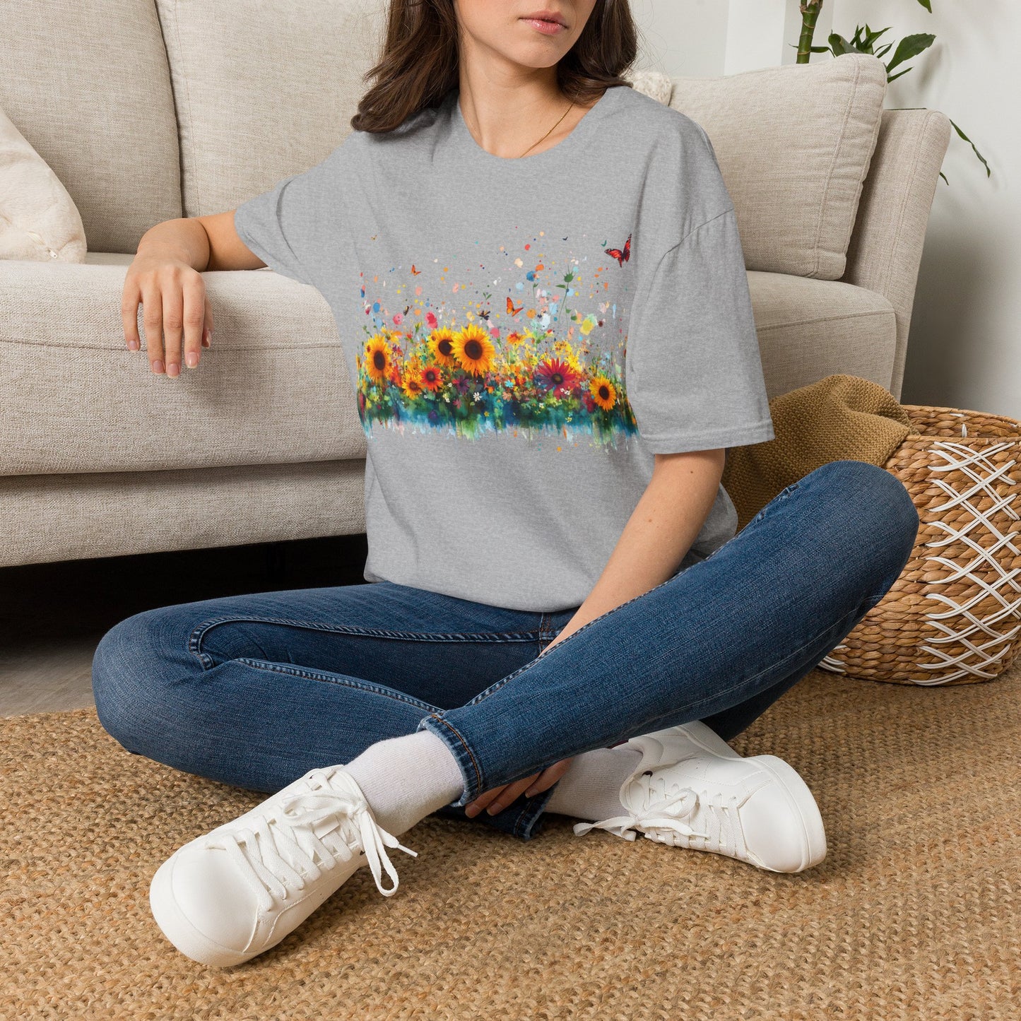 Butterflies & Sunflowers T-Shirt