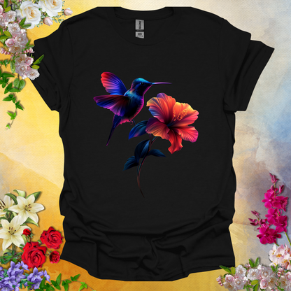 #226 Humming Bird & Flower T-Shirt