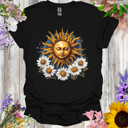 #236 Sunface & Flowers T-Shirt