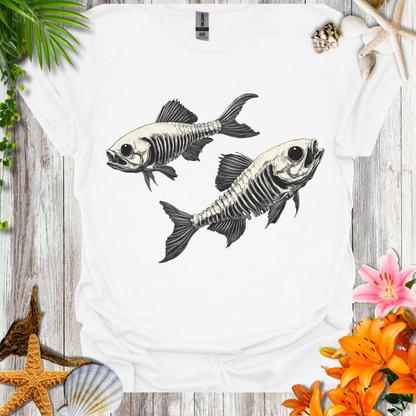 #212 Skeleton Fish T-Shirt