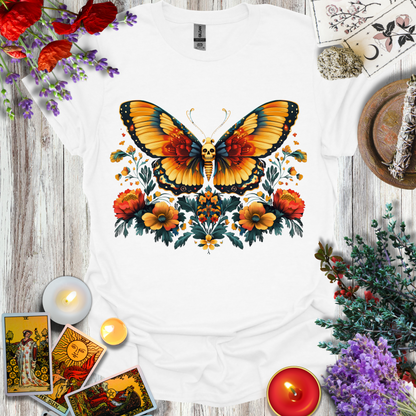 #54 Death Head Butterfly T-Shirt