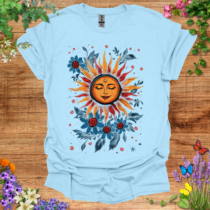#160 Sun & Flowers T-Shirt