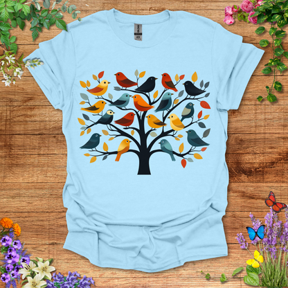 #214 Tree Birds T-Shirt