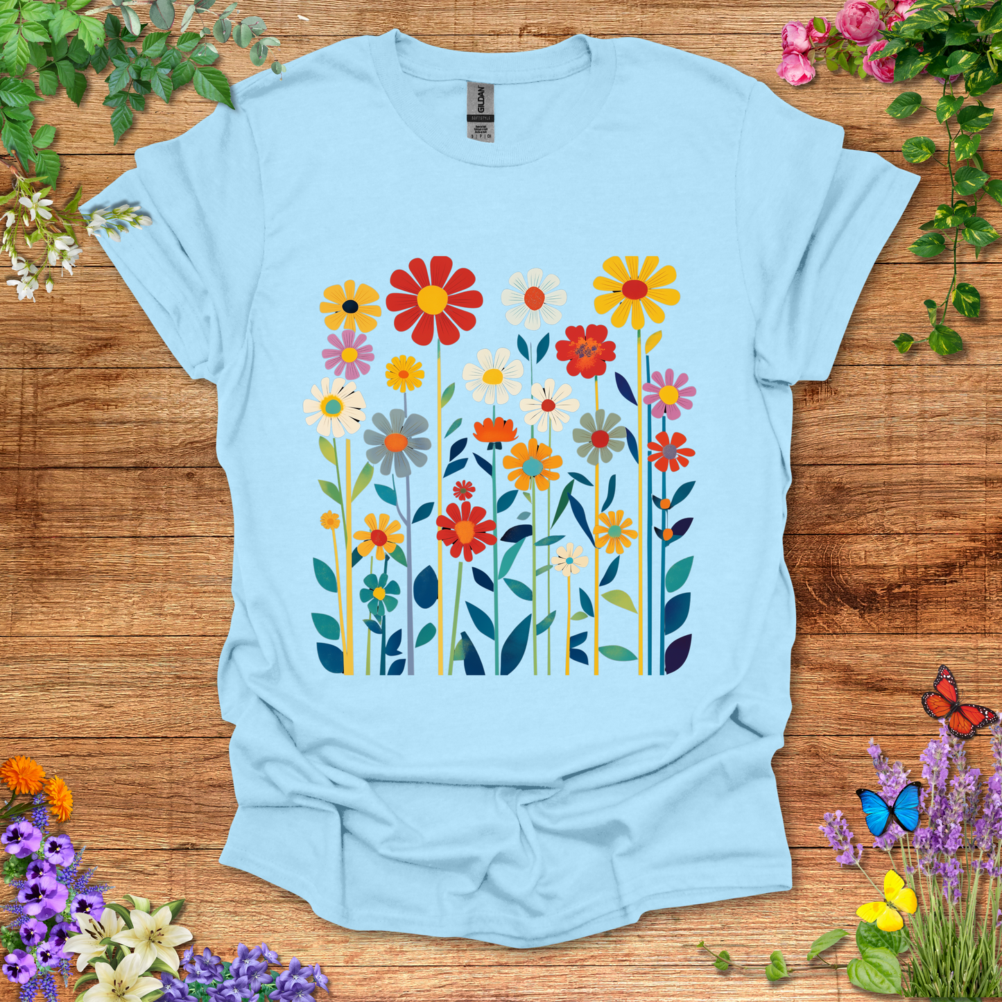 #224 Wild Flowers  T-Shirt