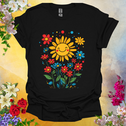 #210 Smiling Flowers T-Shirt
