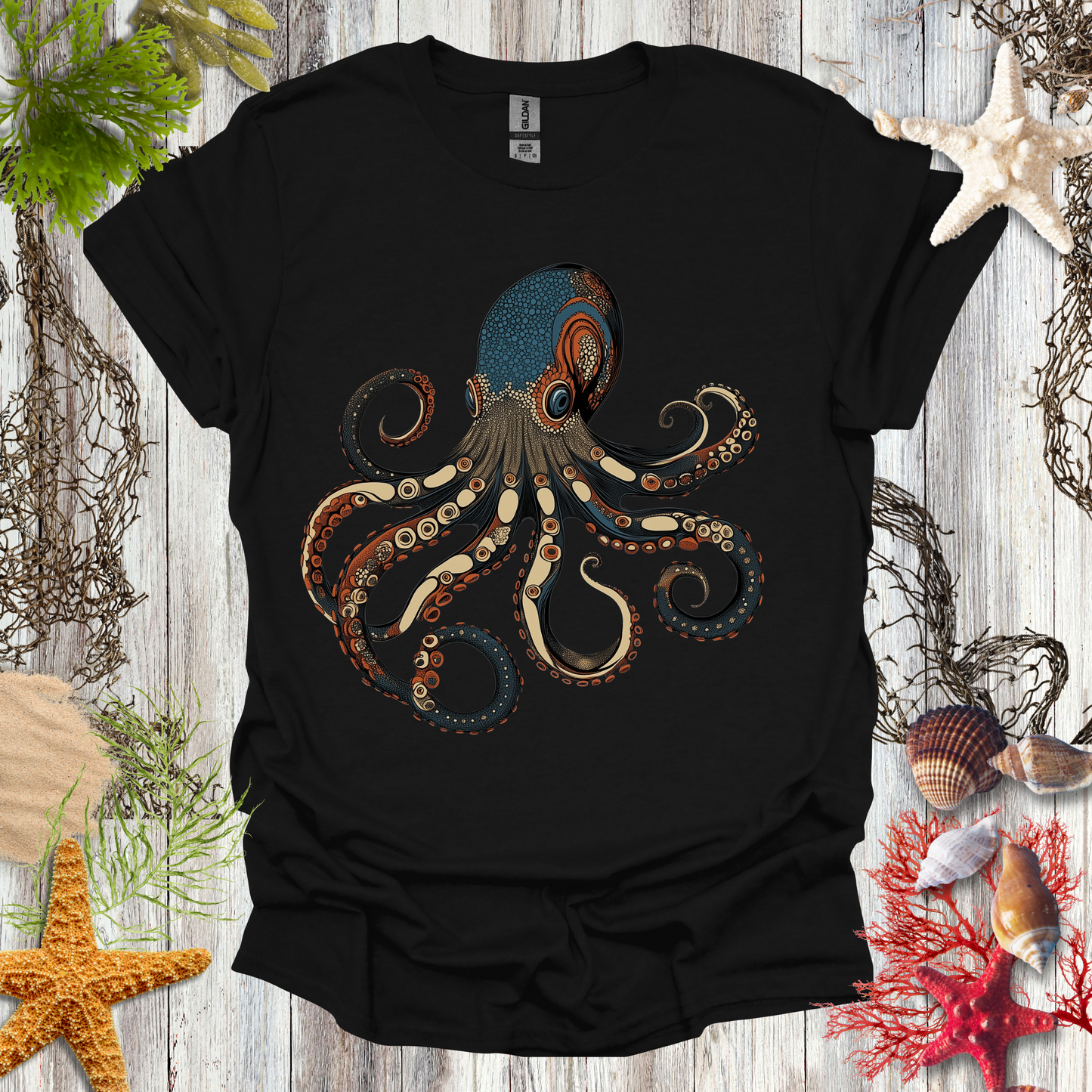 #155 Vintage Octopus T-Shirt