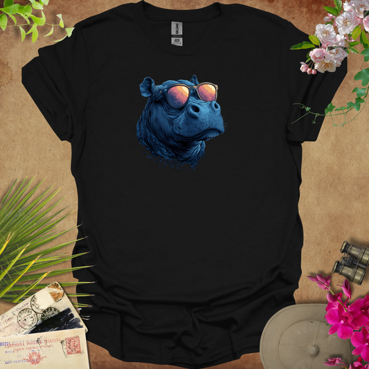 #66 Hippo with Sunglasses T-Shirt