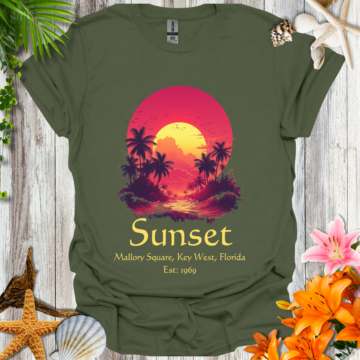 Keywest Sunset (Drk.) T-Shirt