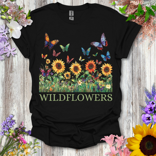 Wildflowers & Butterflies T-Shirt