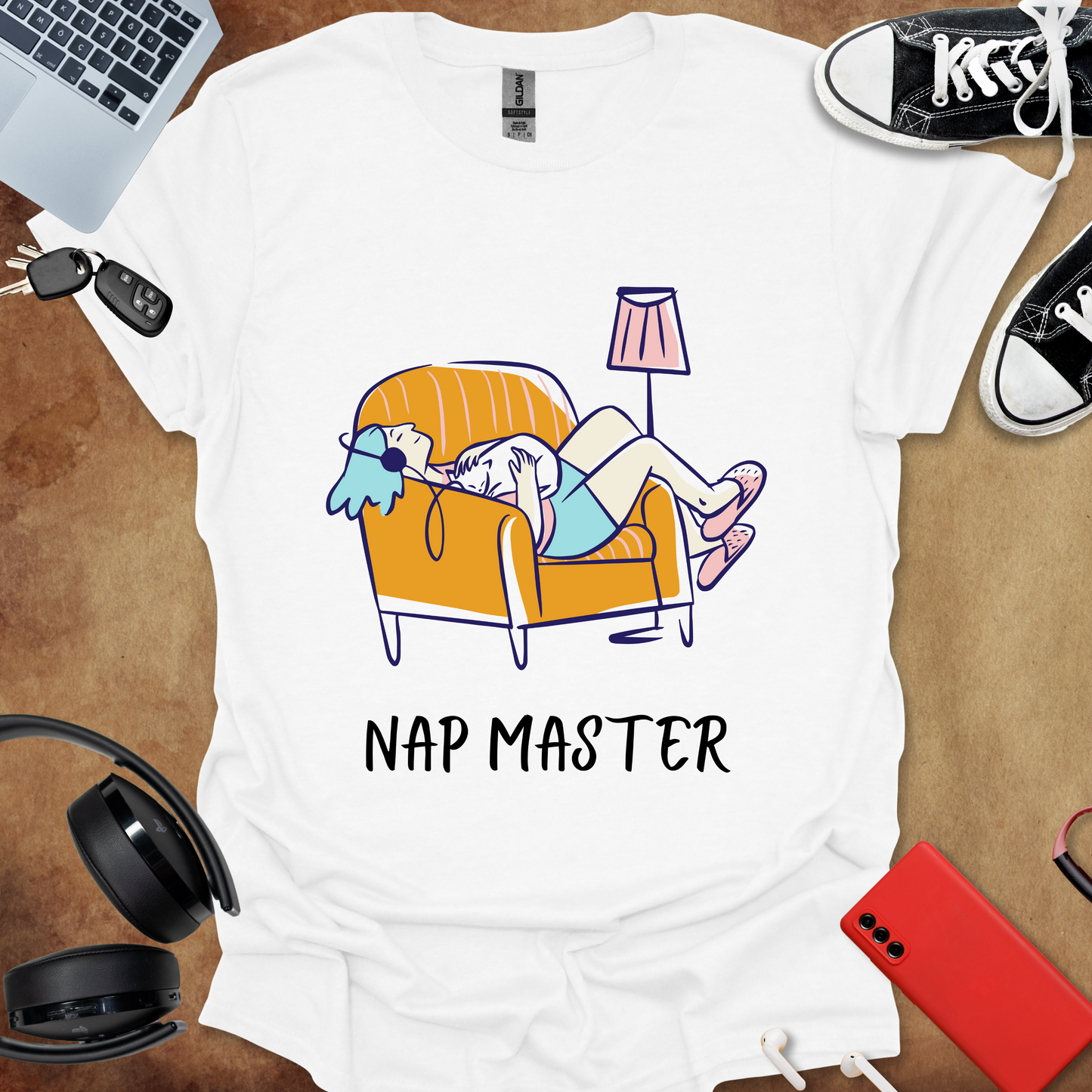 Nap Master (Lt.) T-Shirt