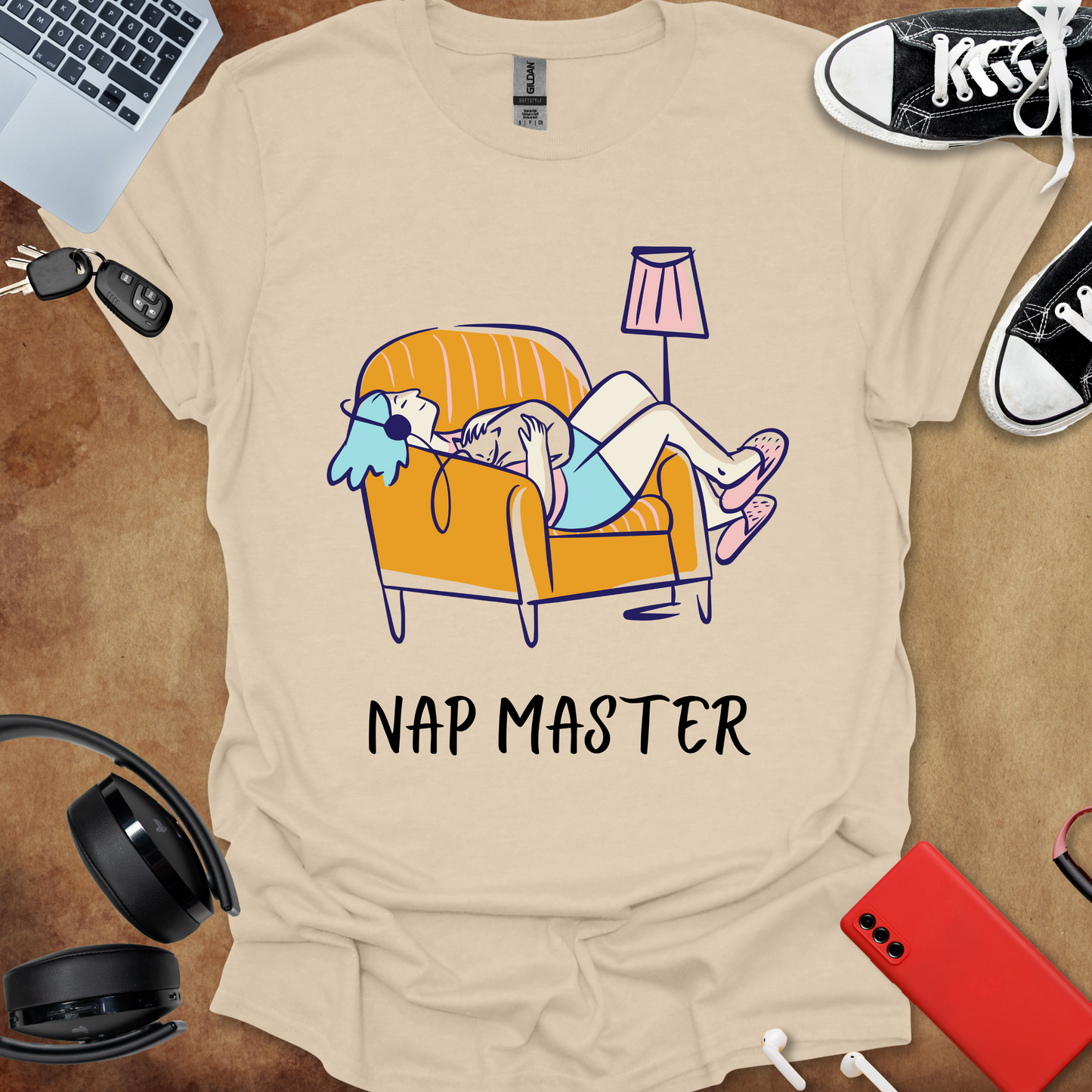 Nap Master (Lt.) T-Shirt
