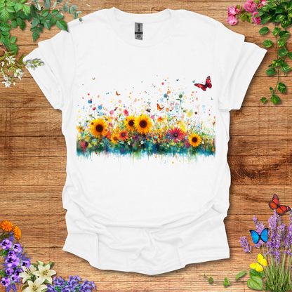 Butterflies & Sunflowers T-Shirt