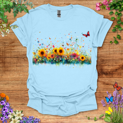 Butterflies & Sunflowers T-Shirt